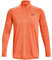 Under Armour Men's Tech 2.0 1/2 Zip Versatile Warm Up Light and Breathable Zip Up Top for Working Out, Orange Blast, S
