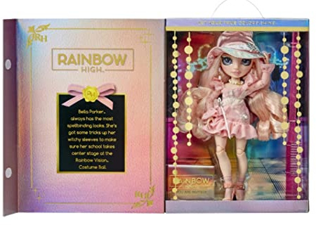 Rainbow Vision Costume Ball Rainbow High Doll - Fashion Collectors Doll - 11 inch (Bella Parker)