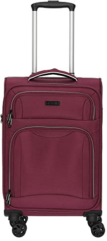 D&N Travel Line 9204-4-Rollen-Kabinentrolley S 55 cm Purple