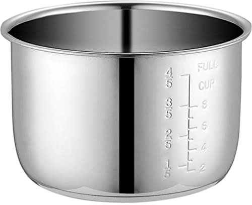 Edelstahl Innentopf für Reiskocher 4l, Silber, Ersatzteil