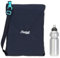 Elephant Turnbeutel Sportbeutel Hero Signature Attach Bag Tasche fixierbar Jungen Mädchen Auswahl passt zu Cyber Camo, Two Tone, Flower, Cube oder Plaid + Trinkflasche (Tiff Türkis 13019)