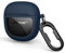 SURITCH Funda para Bose QuietComfort Earbuds II 2022/QuietComfort Ultra 2023, Funda Protectora de TPU a Prueba de Golpes con Mosquetón, Llavero y Ventana Transparente con Logotipo (Azul Marino)