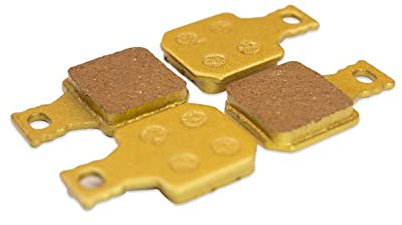 Bremsbeläge 4 Paar Fahrrad Scheibenbremsbeläge Bremssattel Gold Vollmetall Für Magura Für MT5 Für MT7 Heckbremsbeläge