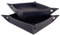 Diko.style®- Pack 2 Bandejas Vaciabolsillos 24CM Cuero PU | Recibidor, Habitación y Escritorio | Bandeja Joyas | Chocolate | Bandeja Organizadora