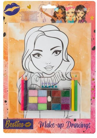 Besties machen Ihre eigenen Make -up -Zeichnungen A4