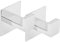 Bowarepro Silver Self Adhesive Towel Hooks, Polished Chrome Bathroom Robe Hand Towel Hook, Clothes Holders Door Hanger Tea Towel Holder for Bathroom Hotel (2 Pcs)