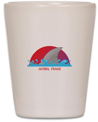 CafePress Antibes France Unique and Funny Shot Glass