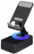 Emottle Bluetooth Audio Power Phone Holder, Phone Stand with Bluetooth Speaker, Bluetooth Audio Power Bank Bracket, Foldable Cell Phone Stand with Wireless Bluetooth Speaker,Phone Holder(Black)