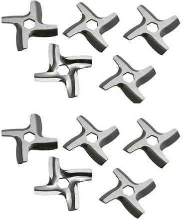 FHAJKTJB 10X, Compatible For Moulinex ,Compatible For Bosch, Compatible For Philip, Meat Grinder Knife Mincer Blade Kitchen Appliance Parts For HV2 HV3 HV4 HV6 HV8 ME406 ME420 ME605 ME650
