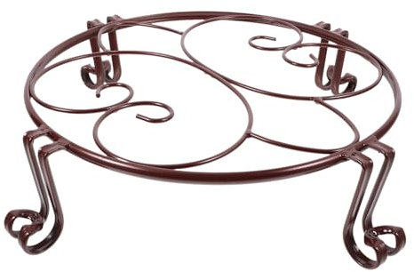 IWOWHERO Pflanzenständer Aus Eisen Für Innenbereich Robuster Blumentopfhalter Antikem Für Heimdekoration Blumenregal Für Garten Und Terrasse Stabil Und Platzsparend