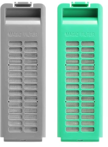 2 Stück Magic Lint Filter Mesh for Waschmaschinen, kompatibel mit SAMSUNG SW50ASP SW52ASP SW55USPIW, Wäschefiltersieb