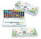 Mikkelhus Aquarellfarben Set 50 Farben in Tragbarer Box. Pinsel und Aquarellpapier, Aquarell für Reisen, Wasserfarben farben für Künstler und Hobbymaler