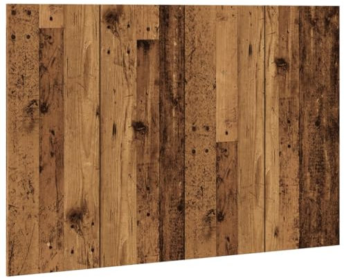 vidaXL Kopfteil für Bett, Bettkopfteil Betthaupt für Doppelbett, Schlafzimmer Bettzubehör, Altholz-Optik 120x1,5x80cm Holzwerkstoff
