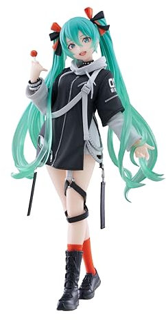 Hatsune Miku Wonderland PVC Statue Fashion Punk Ver. 18 cm