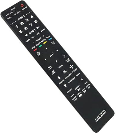 RAV578 VDQ40600 Replace Remote Control Compatible with Yamaha Aventage RX-A8A RX-A6A RX-A2A RX-A4A RX-V4A RX-A8ABL RX-A6ABL RX-A2ABL RXA8A RXA6A RXA2A RXA4A RXV4A RXA8ABL RXA6ABL A/V Stereo Receiver