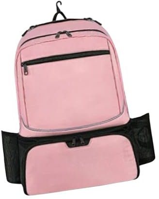 SZLIFE Sac de Tennis, Sac à Dos séparé, Poches latérales avec Compartiment à Chaussures pour Pickleball, Rose