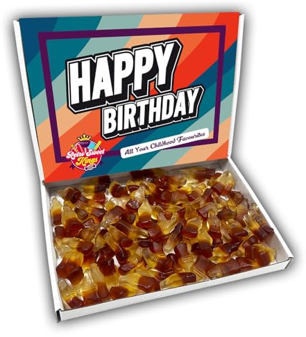 Cola Bottles Gift Box Happy Birthday Hamper (RETRO BIRTHDAY FRONT)