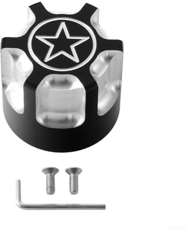 MeevrgR Aluminium Zündschlüsselabdeckung für Can-Am Spyder F3 / RT/RT-S / schwarze Schutzkappe mit Montageschlüssel
