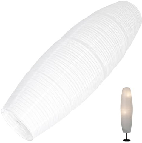BESTOYARD Lampenschirm Aus Papier Für Stehlampe Lichtabdeckung Im Nordischen Stil Schlichtes Lampenzubehör Für Wohnzimmer Schlafzimmer Arbeitszimmer Und Kinderzimmer 110 cm