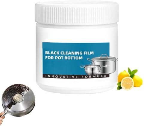 260g Powerful Burnt Residue Remover Paste for Cookware, Pot Bottom Black Stain Cleaner,Stainless Steel Cleaner & Polish, All Purpose Pot Cleaner For Bottom of Pans, Heavy Duty Oil Stain Remover