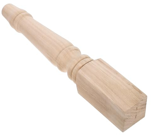 SUPVOX Pied de Meuble en Bois, Pied de Table Non Peint, Khaki, Style Rustique et Traditionnel, pour Armoire et Table à Manger, DIY Versatile, Salle à Manger