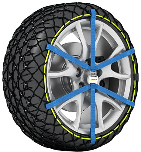 MICHELIN EASY GRIP EVOLUTION 18 Schneekette Auto Textilschneekette 2 Stück | Reifen Schneekette Ultraleistungsfähig Einfache Handhabung