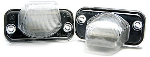 2 x LED Kennzeichenbeleuchtung Kennzeichen Leuchte Xenon Licht 6000K