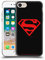 Head Case Designs Officially Licensed Superman DC Comics Black And Red Logos Gel Case [Military Grade Protection] Compatible With Apple iPhone 7/8 / SE 2020 & 2022