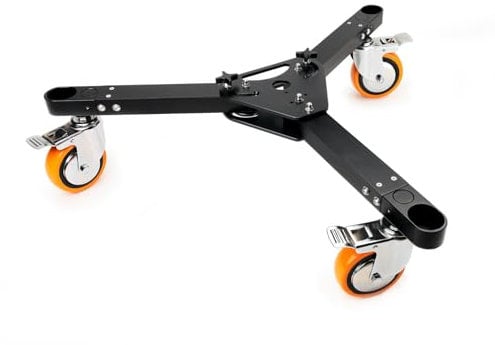 Chariot de Studio Robuste PROAIM Anchor pour trépieds, potences et grues Lourds. Charge utile jusqu'à 500 kg. Compatible avec Rails. Modèle Pliable (DL-ANCR-02).