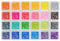 Ink Pad, 24 Colors Finger Washable Craft Ink Pad for Kids Stamp, 1.18X1.18''