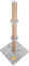 Youyijia Cat Scratching Post 89cm Vertical Cat Tree Cat Pet Climbing Resting Activity Tower Stable and Strong with Soft Plush Carpet Covered Base and Sisal Pole for Kittens and Adult Cats Grey