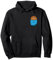 Süßes Kokosnuss-Taschen-Design, lustiger Sommer Pullover Hoodie