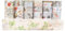 LGEGE 18 Rollen Vintage Washi Tape Set, 75/50/30/25/20/15/10/5 mm breit, floraler Schmetterling, Pilz, Blumenblätter, Dschungelgeschenk, alter Buchstaben, Retro-Abdeckband, Dekor für Scrapbook (2 m)
