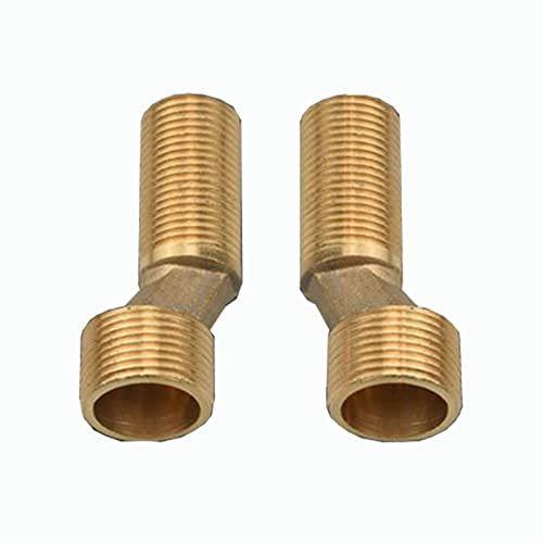 BiaoTeng Raccord Excentré Mitigeur Bain Douche,Raccord Laiton Coudé RéDucteur,Bras Pivotant RéGlable,Raccord Excentré 1/2 3/4,Raccord Excentré 1/2 3/4,Or A