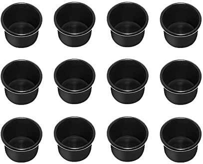 JIHUOO 20 Pcs Aluminium Candle Cups Holders Metal Candlestick Holder Cup Candle Drip Protectors Catchers Tea Light Tins Cups for Lamp or Candle Making