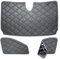 GipsyCamper Thermomatten VW Caddy | ab 2021 | Fahrerhaus | Fensterabdeckung für VW Caddy | Sichtschutz Caddy | Premiumqualität Made in Germany | Thermoisolierung für den Camper (Grau)