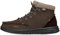 Hey Dude Bradley Boot Leather, Stivali Uomo, Marrone, 45 EU