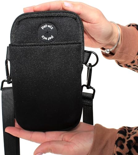 pet wiz Dog Walking Bag with Detachable and Adjustable Strap (Slim & Lightweight Dog Walking Bag)