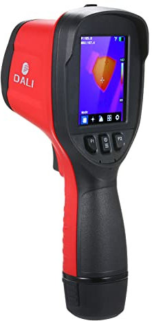DALI Professional IR Wärmebildkamera 160x120 Infrarot Wärmebildkamera 3,2 Zoll LCD Bildschirm Wiederaufladbare Handheld Temperatur Auto Tracking Free Focus Wärmebildkamera mit 16GB Speicher, 4
