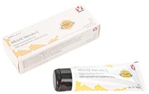 Kruuse Manuka G Honigsalbe | 1x 50 g | Wundgel mit Honig | Zum Auftragen auf der Haut bei oberflächlichen Verletzungen bei Tieren | Kann unterstützend wirken bei der Wundheilung