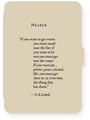 WunM Studio Étui Kindle Oasis pour 7 Pouces Amazon Kindle Oasis 2 3 (10ème et 9ème génération 2019/2017) Coque en polyuréthane Veille/réveil Automatique, Citations inspirantes