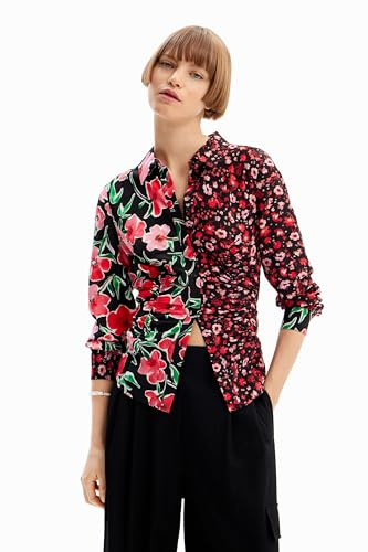 Desigual Damen Cam_milán Blouse, Rot, M EU