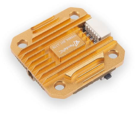 PandaRC VT5804 BAT LITE 5.8GHz FPV VTX 0mW/25mW/200mW/400mW/800mW/1300mW switchable FPV Video Transmitter for Long-Distance FPV Racing Drone Quad//RC Crawler/Plane (28mm×28mm×6mm)