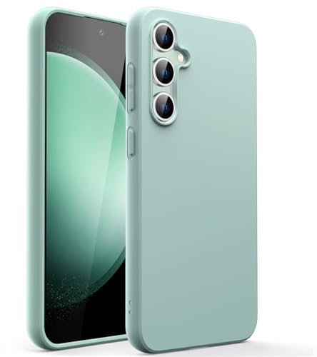 JETech Slim Fit Case for Samsung Galaxy S23 FE 6.4-Inch, Flexible Soft TPU Shockproof Thin Phone Cover with Matte Finish (Olive)