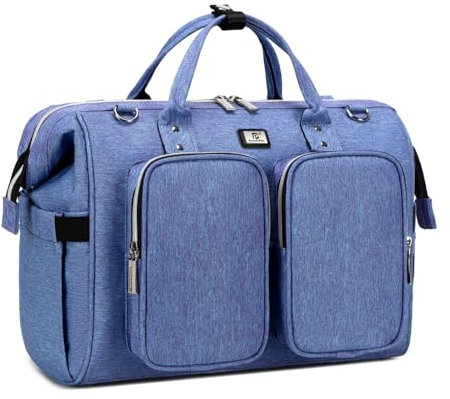 Pomelo Best Wickeltasche mit wasserdicher Wickelunterlage und 2 Kinderwagen Haken verstellbare Schultergurt multifunktionale Umhängetasche Reisetasche für Unterwegs