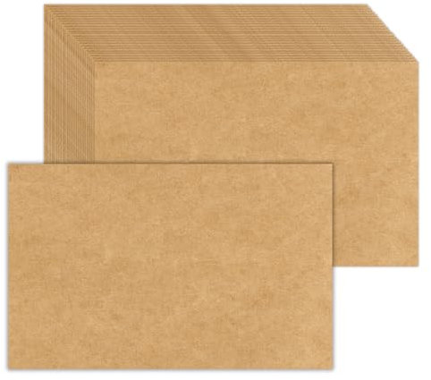 Blanko-Kartonpapier, 100 Stück, 10,2 x 15,2 cm, für Drucker-Postkarten, Fotopapier, Einladungen, Grußkarten, Notizen, Dankeskarten, Karteikarten – einfarbig zum Schreiben, Stempeln, Drucken, Kunst,