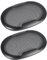 MXDDWLKJ Car Speaker Grills 1Pair 4 Inches 6 Inches 6x9 Auto Speaker Cover Car Audio Subwoofer Grille Black Decorative Circle Grille Protect Black Audio Speaker Cover(6x9)