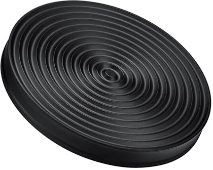 Normcore 53,3 mm Ersatz-Tamper-Basis, Titan-PVD-beschichtete geriffelte Basis, zusätzlicher Silikon-Ständer