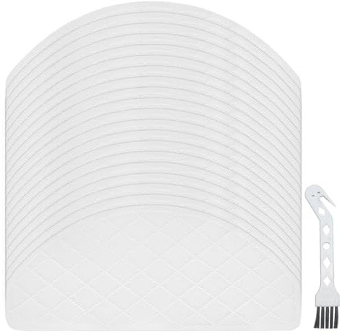 EATBALE Replacement Mop Cloths Cleaning Pads for Ecovacs Deebot Ozmo T8 AIVI T8 Max T8+ N8 N8Pro N8Pro+ T9 Power Max T9 AIVI Vacuum Cleaner with Cleaning Brush (20 Pack)