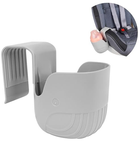 Storchenbeck Universal Becherhalter für Autositze, Kinderwagen, Rollstühle und mehr – Grau (1)